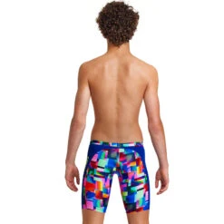 Funky Trunks - Patch Panels - Boys Training Jammers -Cheap The Best Swimwear Store funky trunks patch panels boys training jammers 4