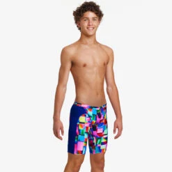 Funky Trunks - Patch Panels - Boys Training Jammers -Cheap The Best Swimwear Store funky trunks patch panels boys training jammers 6