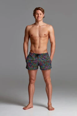 Funky Trunks - Poison Pop Mens Shorty Shorts Short -Cheap The Best Swimwear Store funky trunks poison pop mens shorty shorts short 3