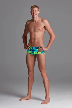 Funky Trunks - Pop Tropo - Mens Plain Front Trunks -Cheap The Best Swimwear Store funky trunks pop tropo mens plain front trunks 5