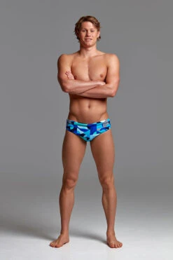 Funky Trunks - Sea Spray Mens Classic Briefs -Cheap The Best Swimwear Store funky trunks sea spray mens classic briefs 4