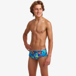 Funky Trunks - Slothed - Boys Sidewinder Trunks -Cheap The Best Swimwear Store funky trunks slothed boys sidewinder trunks 4