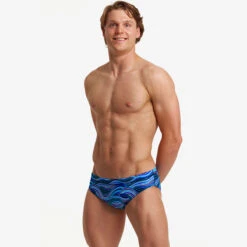 Funky Trunks - So Swell - Mens Eco Classic Briefs -Cheap The Best Swimwear Store funky trunks so swell mens eco classic briefs 4