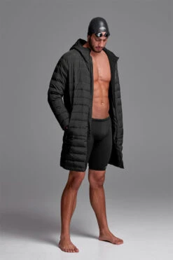 Funky Trunks - Still Black - Unisex Puff Daddy Deck Coat Jacket -Cheap The Best Swimwear Store funky trunks still black unisex puff daddy deck coat jacket 6