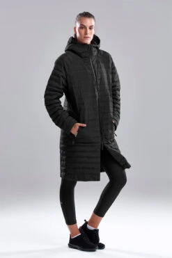 Funky Trunks - Still Black - Unisex Puff Daddy Deck Coat Jacket -Cheap The Best Swimwear Store funky trunks still black unisex puff daddy deck coat jacket 8