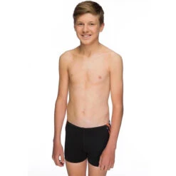 Maru - Lookout Pacer Panel Boys Short - Orange -Cheap The Best Swimwear Store maru boys swimwear lookout pacer panel short orange 1