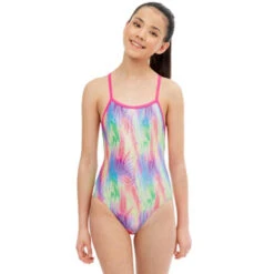 Maru - Tutti Frutti Ecotech Sparkle Fly Back Girls Swimsuit - Multi