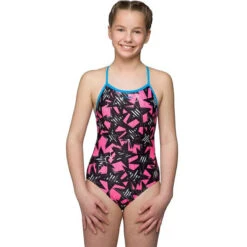Maru - Milky Way Sparkle Fly Back Girls Swimsuit