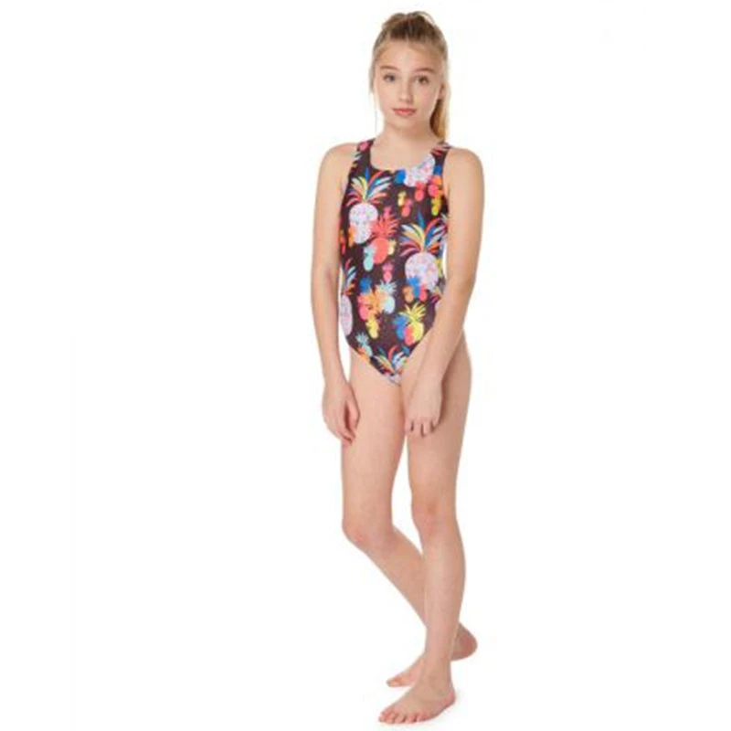 Maru - Pineapple Poll Sparkle Auto Back Girls Swimsuit - Multi 3 Maru - Pineapple Poll Sparkle Auto Back Girls Swimsuit - Multi - Image 3