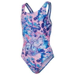 Maru - Puccini Auto Back Girls Swimsuit - Pink -Cheap The Best Swimwear Store maru puccini girls auto back one piece swimsuit 3