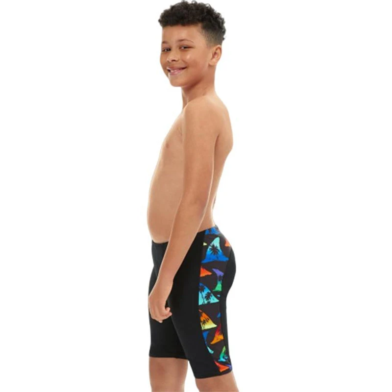Maru - Shark Bait Pacer Panel Boys Jammer - Black/Multi 1 Maru - Shark Bait Pacer Panel Boys Jammer - Black/Multi