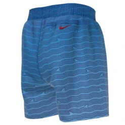 Nike - Boys Shark Stripe Breaker 4" Volley Short (University Red) -Cheap The Best Swimwear Store nike boys shark stripe breaker 4 volley short university red 3