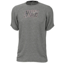 Nike - Collage Logo Short Sleeve Hydroguard (Particle Grey) -Cheap The Best Swimwear Store nike collage logo short sleeve hydroguard particle grey 3