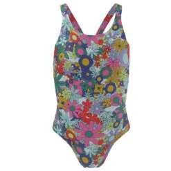 Nike - Girls Hydrastrong Multiple Prints Fastback One Piece (Lapis) -Cheap The Best Swimwear Store nike girls hydrastrong multiple prints fastback one piece lapis 3