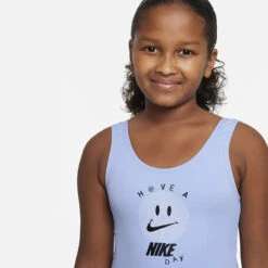 Nike - Girls' Multi Logo U-Back One Piece (Cobalt Bliss) -Cheap The Best Swimwear Store nike girls multi logo u back one piece cobalt bliss 3