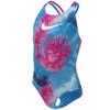Nike - Girls' Tie Dye Spiderback One Piece (Photo Blue)
