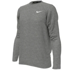 Nike - Heather Long Sleeve Hydroguard (Particle Grey) -Cheap The Best Swimwear Store nike heather long sleeve hydroguard particle grey 3