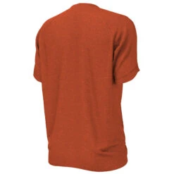 Nike - Heather Short Sleeve Hydroguard (Rush Orange) -Cheap The Best Swimwear Store nike heather short sleeve hydroguard rush orange 4
