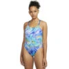 Nike - Hydrastrong Multiple Print Spiderback One Piece (Cool Multi)