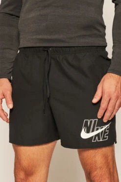Nike - Logo Lap 5" Volley Short (Black) -Cheap The Best Swimwear Store nike logo lap 5 volley short black 10