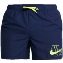 Nike - Logo Lap 5" Volley Short (Midnight Navy) -Cheap The Best Swimwear Store nike logo lap 5 volley short midnight navy 8