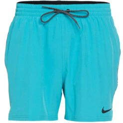 Nike - Logo Tape Racer 5" Volley Short (Oracle Aqua) -Cheap The Best Swimwear Store nike logo tape racer 5 volley short oracle aqua 6