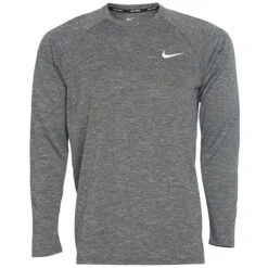 Nike - Long Sleeve Hydroguard T-Shirt (Black) -Cheap The Best Swimwear Store nike long sleeve hydroguard t shirt black 5