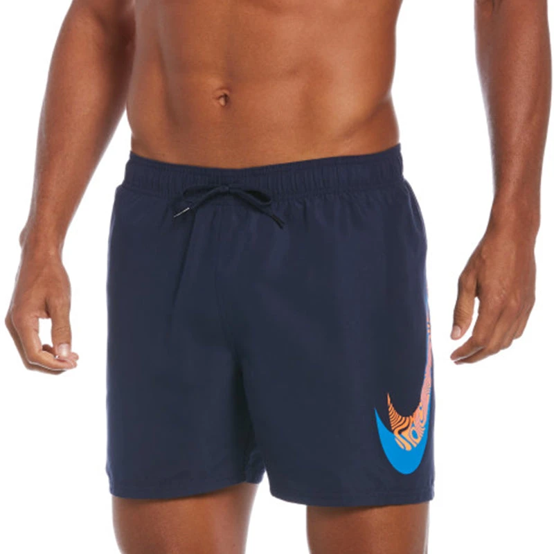 Nike - Men's Swim Liquify Swoosh 5" Volley Short (Midnight Navy) 1 Nike - Men's Swim Liquify Swoosh 5" Volley Short (Midnight Navy)