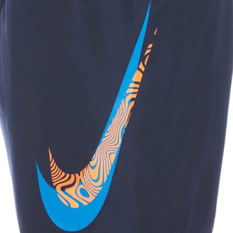 Nike - Men's Swim Liquify Swoosh 5" Volley Short (Midnight Navy) 3 Nike - Men's Swim Liquify Swoosh 5" Volley Short (Midnight Navy) - Image 3