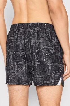 Nike - Men's Swim Logo Mash-up 5" Volley Short (Black) -Cheap The Best Swimwear Store nike mens swim logo mash up 5 volley short black 7
