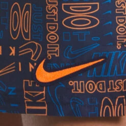 Nike - Men's Swim Logo Mash-up 5" Volley Short (Midnight Navy) -Cheap The Best Swimwear Store nike mens swim logo mash up 5 volley short midnight navy 3