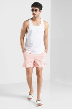 Nike - Men's Swim Solid Icon 5" Volley Short (Bleached Coral) -Cheap The Best Swimwear Store nike mens swim solid icon 5 volley short bleached coral 8