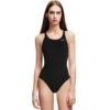 Nike - Poly Solid Hydrastrong Fastback Girls One Piece (Black)