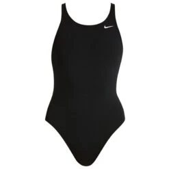 Nike - Poly Solid Hydrastrong Fastback Girls One Piece (Black) -Cheap The Best Swimwear Store nike poly solid hydrastrong fastback girls one piece black 3