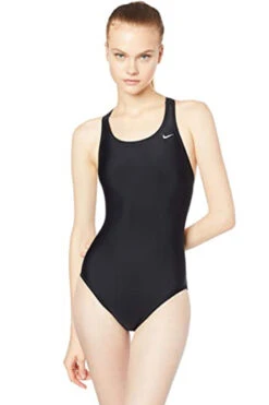 Nike - Poly Solid Hydrastrong Fastback Girls One Piece (Black) -Cheap The Best Swimwear Store nike poly solid hydrastrong fastback girls one piece black 5