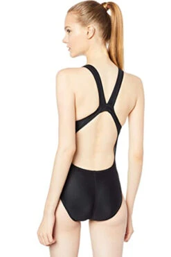 Nike - Poly Solid Hydrastrong Fastback Girls One Piece (Black) -Cheap The Best Swimwear Store nike poly solid hydrastrong fastback girls one piece black 6