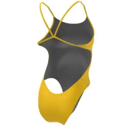 Nike - Solid Hydrastrong Cutout One Piece (Varsity Maize) -Cheap The Best Swimwear Store nike solid hydrastrong cutout one piece varsity maize 7
