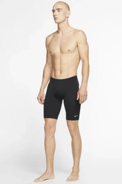 Nike - Swim Men's Hydrastrong Jammer (Black) -Cheap The Best Swimwear Store nike swim mens hydrastrong jammer black 7