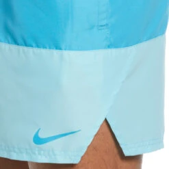 Nike - Swim Men's Split 5" Volley Short (Chlorine Blue) -Cheap The Best Swimwear Store nike swim mens split 5 volley short chlorine blue 4