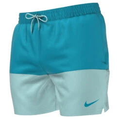 Nike - Swim Men's Split 5" Volley Short (Chlorine Blue) -Cheap The Best Swimwear Store nike swim mens split 5 volley short chlorine blue 6