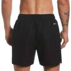 Nike - Swoosh Break 5" Volley Short (Black) -Cheap The Best Swimwear Store nike swoosh break 5 volley short black 3