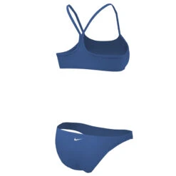 Nike - Women's Essential Racerback Bikini Set (Pacific Blue) -Cheap The Best Swimwear Store nike womens essential racerback bikini set pacific blue 7