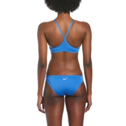 Nike - Women's Essential Racerback Bikini Set (Pacific Blue) -Cheap The Best Swimwear Store nike womens essential racerback bikini set pacific blue 9