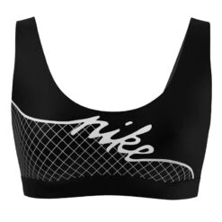 Nike - Women's Grid Scoop Neck Bikini Top (Black) -Cheap The Best Swimwear Store nike womens grid scoop neck bikini top black 5