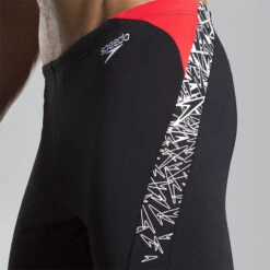 Speedo - Boom Splice Endurance Jammer - Black/White -Cheap The Best Swimwear Store speedo boom splice endurance jammer black white 6