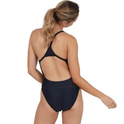 Speedo - Boomstar Turnback Swimsuit - Black/Grey -Cheap The Best Swimwear Store speedo boomstar turnback swimsuit black grey 4