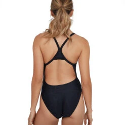 Speedo - Boomstar Turnback Swimsuit - Black/Grey -Cheap The Best Swimwear Store speedo boomstar turnback swimsuit black grey 5