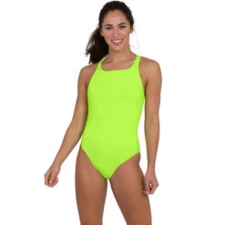 Speedo - Essential Endurance Plus Medalist Swimsuit - Yellow