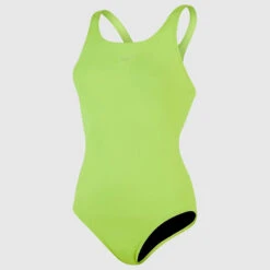 Speedo - Essential Endurance Plus Medalist Swimsuit - Yellow -Cheap The Best Swimwear Store speedo essential endurance plus medalist swimsuit yellow 9
