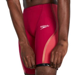 Speedo - Fastskin LZR Pure Intent High Waisted Jammer - Red -Cheap The Best Swimwear Store speedo fastskin lzr pure intent high waisted jammer red 3